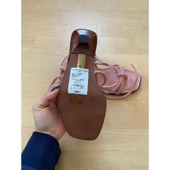 SAM Edelman Bnwot "Dia" Ankle Strap Kitten Heel Women New - Picture 5 of 8